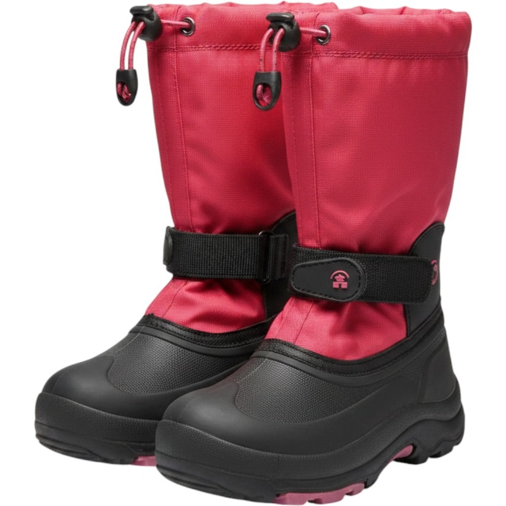 Kamik Youth Snow Boots Size 2‎ Pink Waterproof Insulated Winter Cold Weather